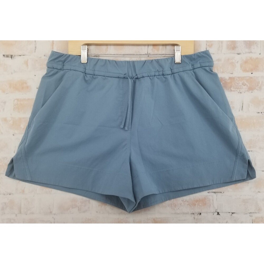 Lululemon Cinchable Waist High-Rise Woven Short Utility Blue Women's XL 3.5"